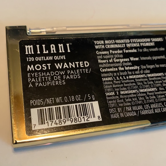 Milani Makeup Bundle Eyeshadow Lipgloss Foundation + Concealer New - Picture 10 of 12